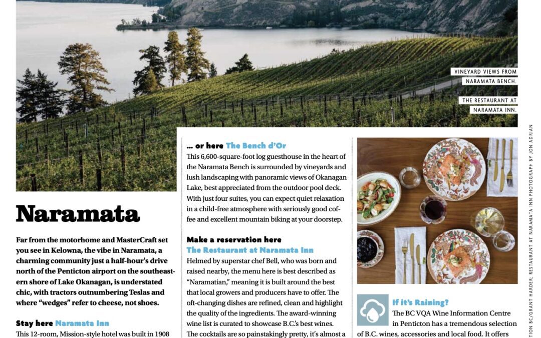 Avenue Magazine: Seeking Spring – Naramata
